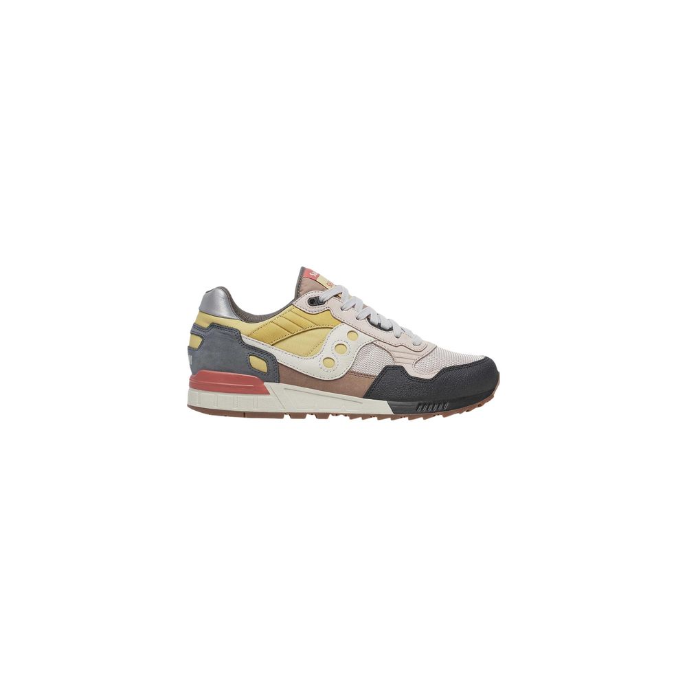 Saucony Beige Suede Leather Low Top Men's Sneakers