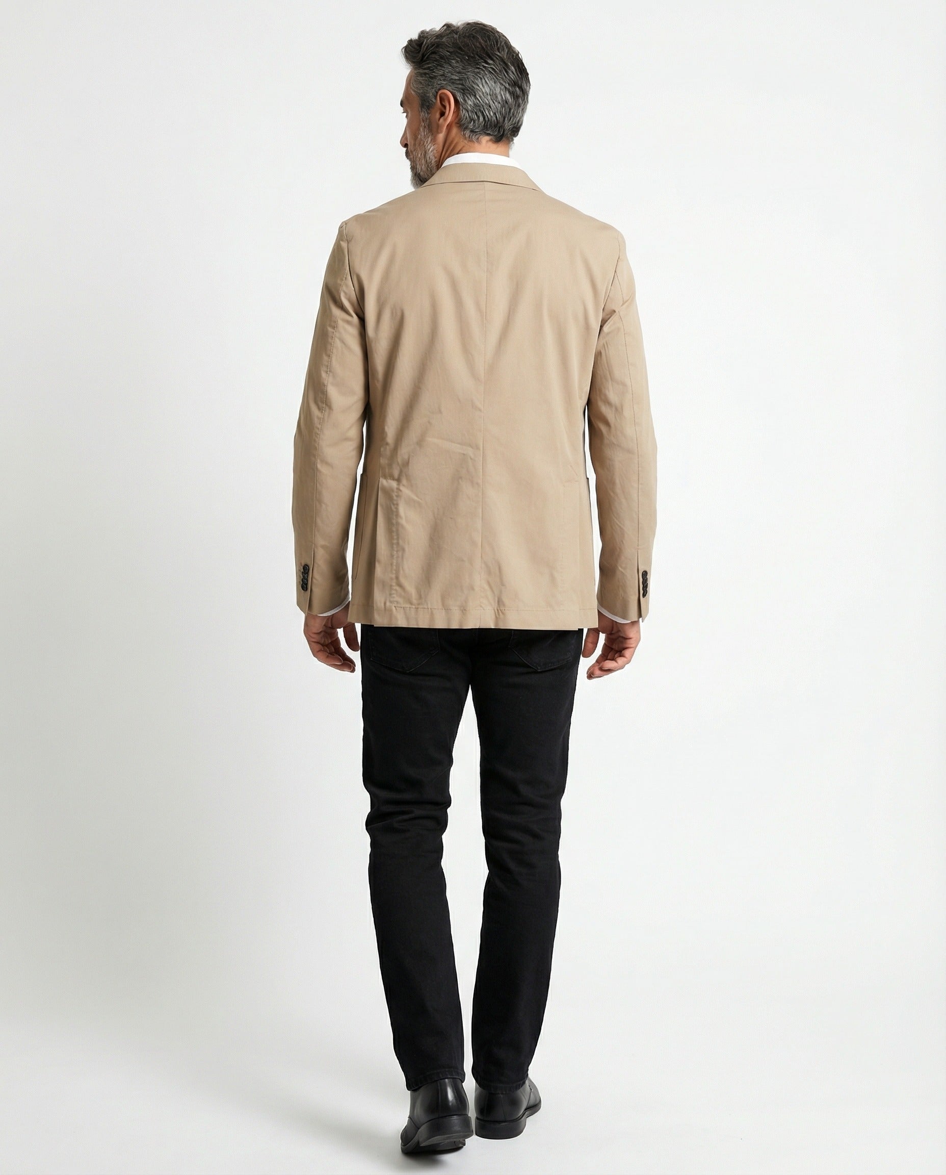Peserico Beige Cotton Men's Blazer