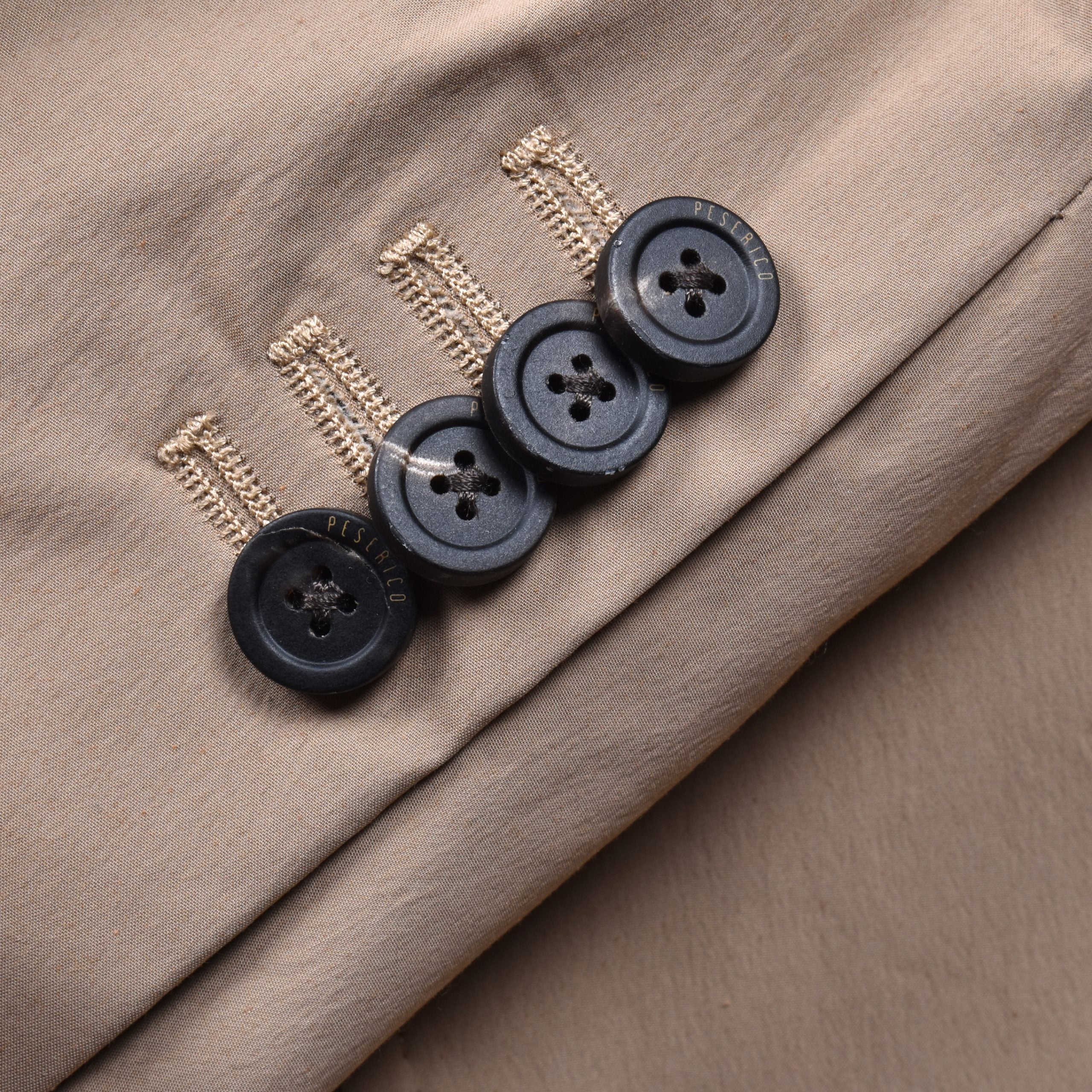 Peserico Beige Cotton Men's Blazer