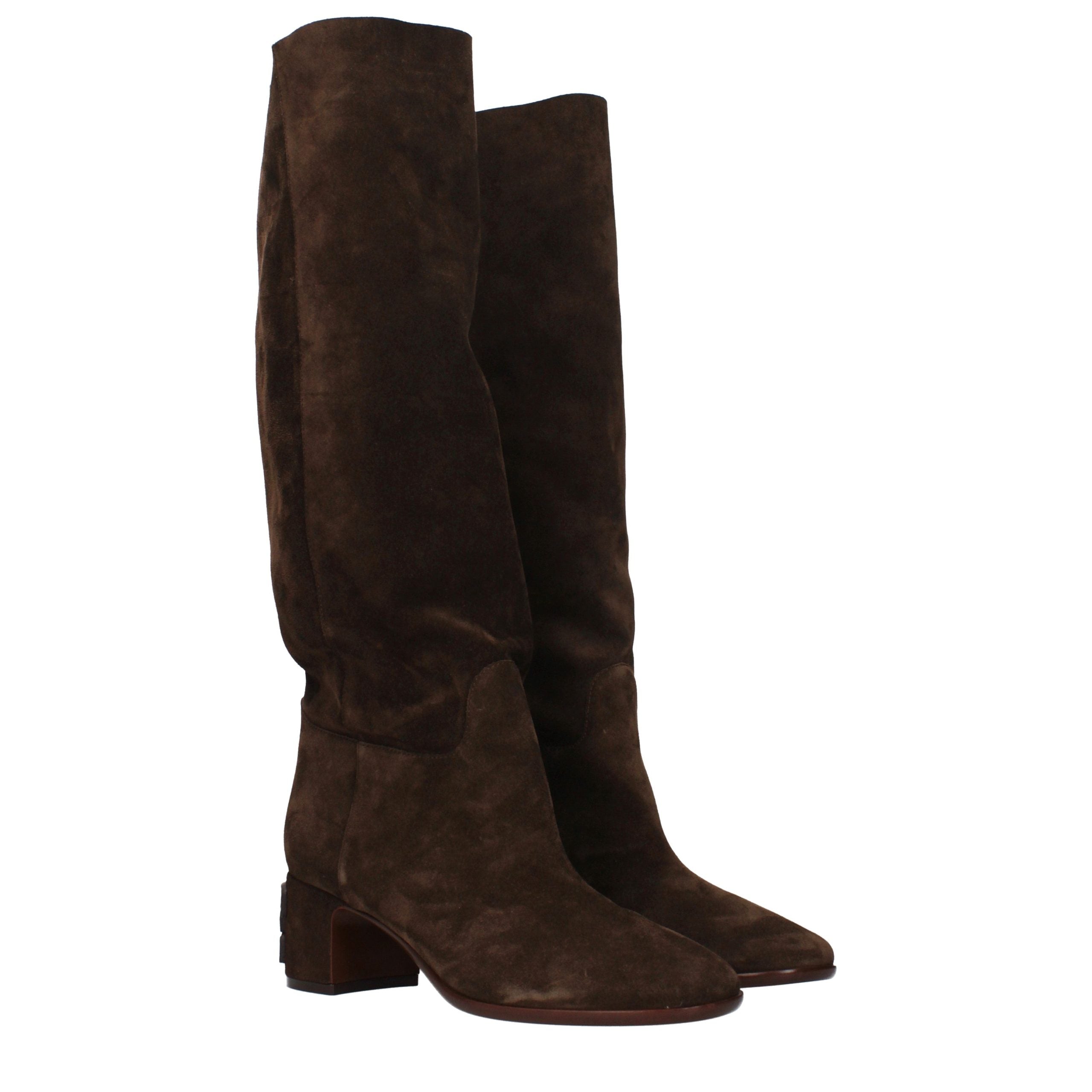 Casadei Brown Leather Women's Boots