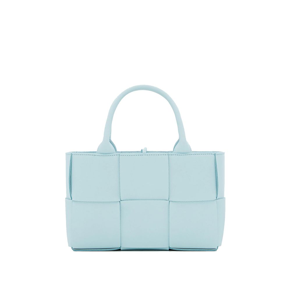 Bottega Veneta Blue Lamb Leather Tote Women's Bag