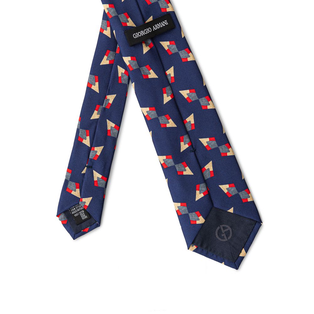 Giorgio Armani Blue Silk Men's Tie