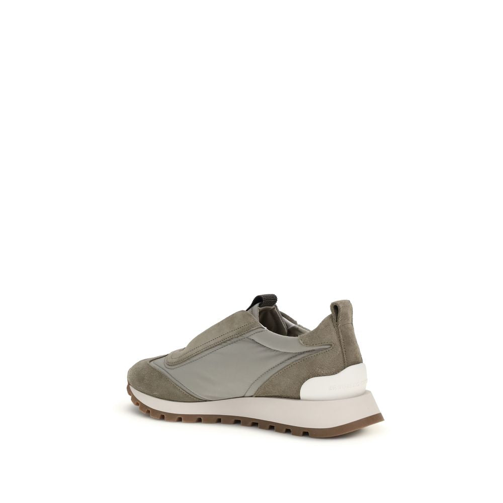 Brunello Cucinelli Bicolor Polyester Women's Sneakers