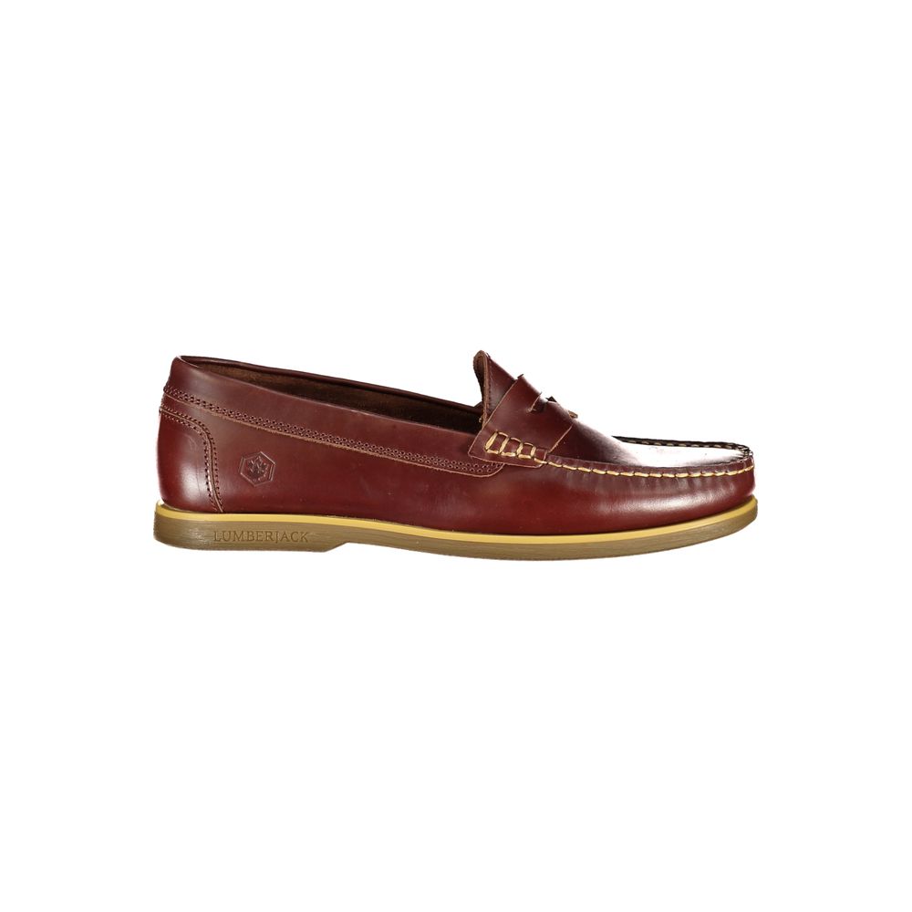 Lumberjack Marrone Leather Men Boat Men's Shoe