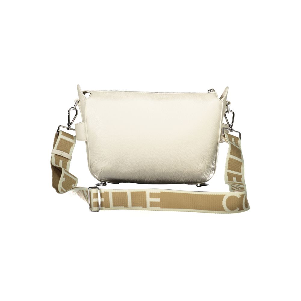 Coccinelle Bianco Leather Women Women's Handbag