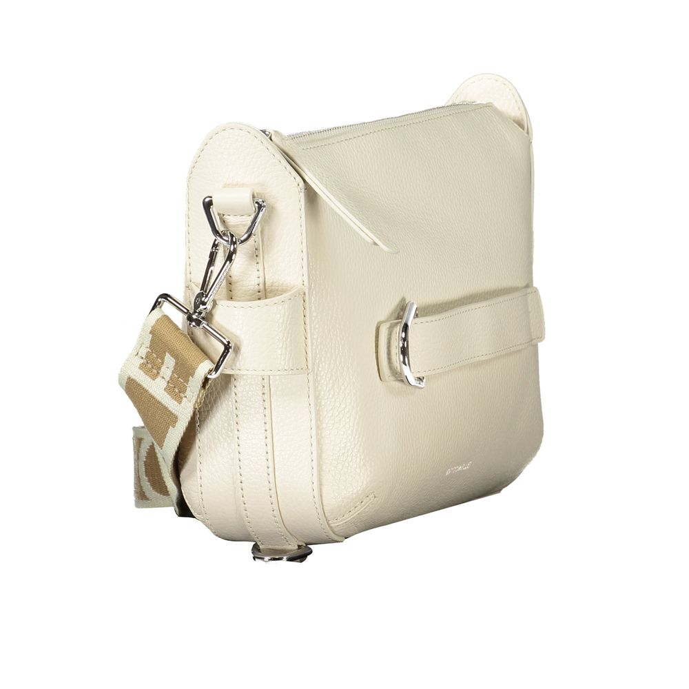 Coccinelle Bianco Leather Women Women's Handbag