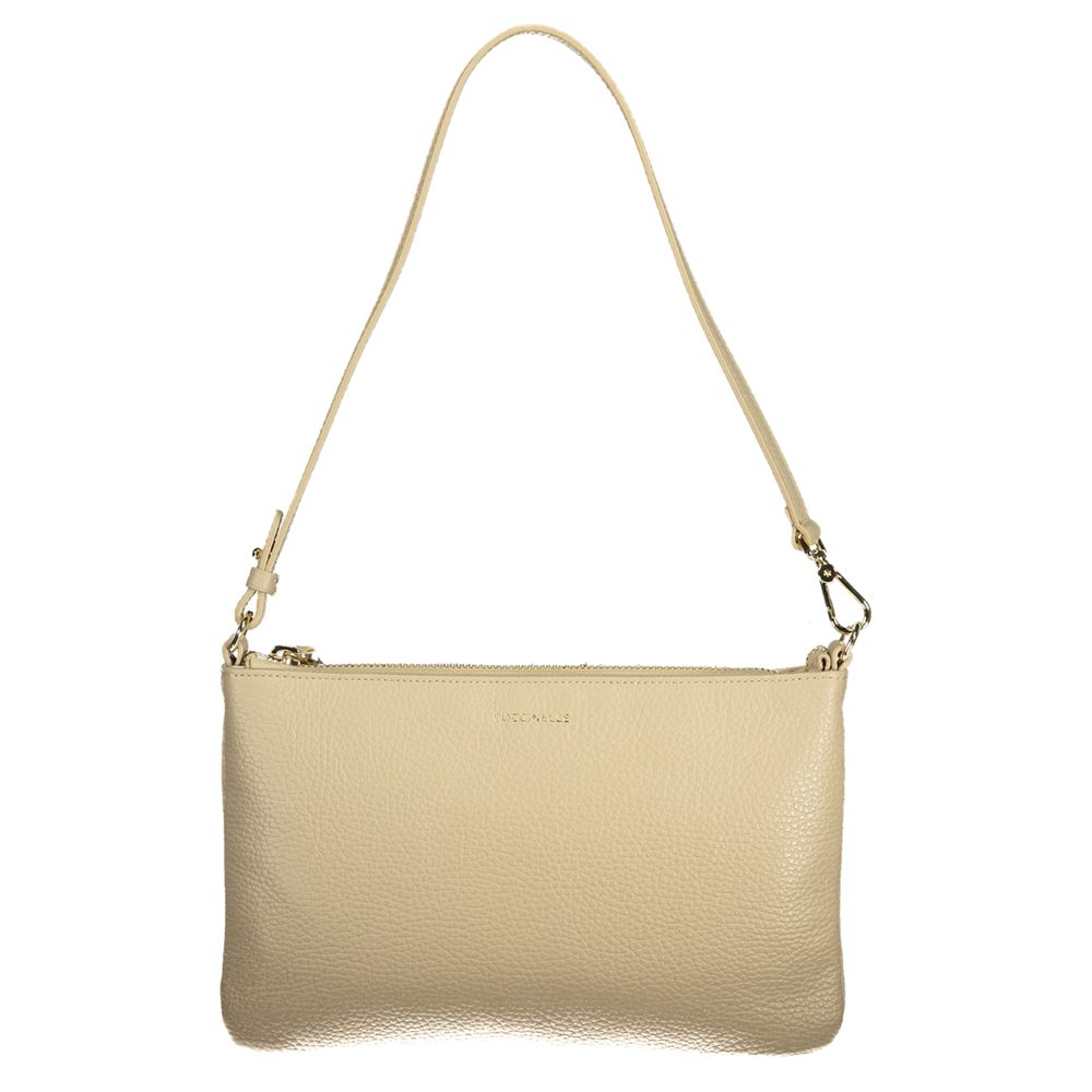 Coccinelle Beige Leather Women Women's Handbag