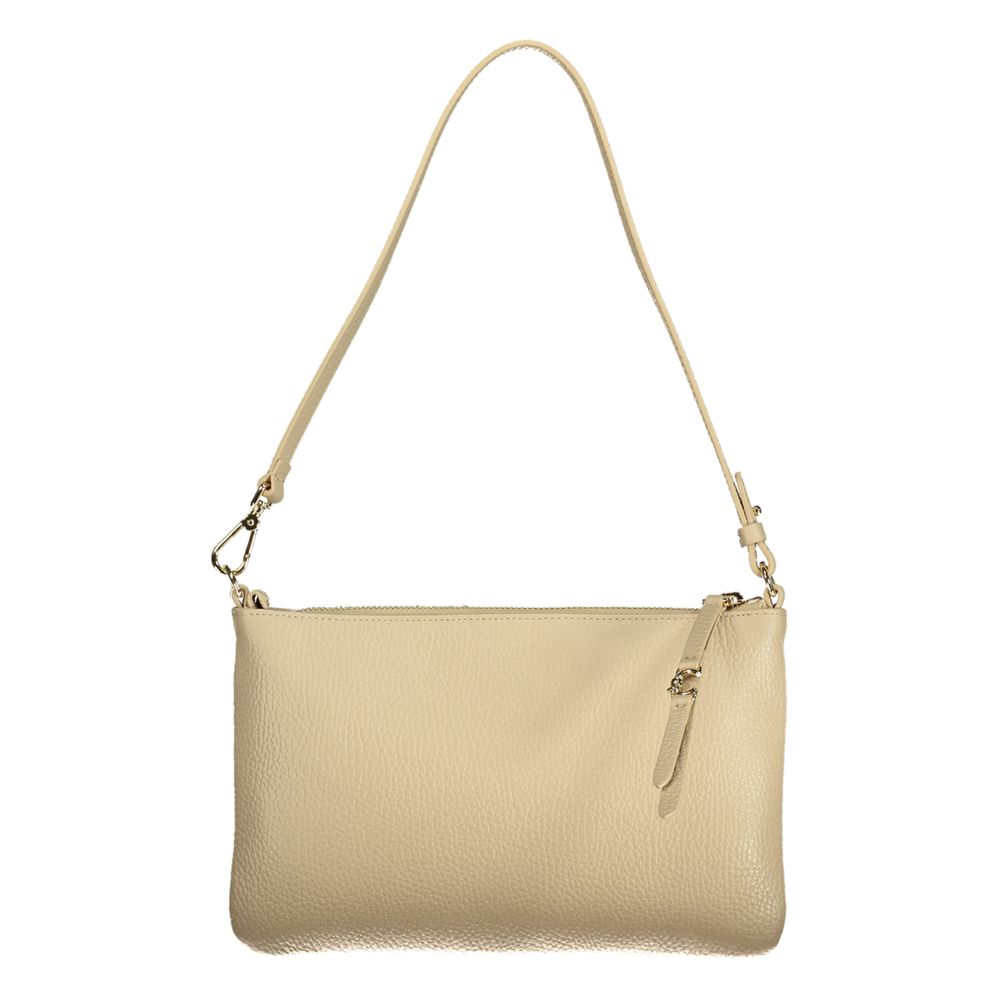Coccinelle Beige Leather Women Women's Handbag