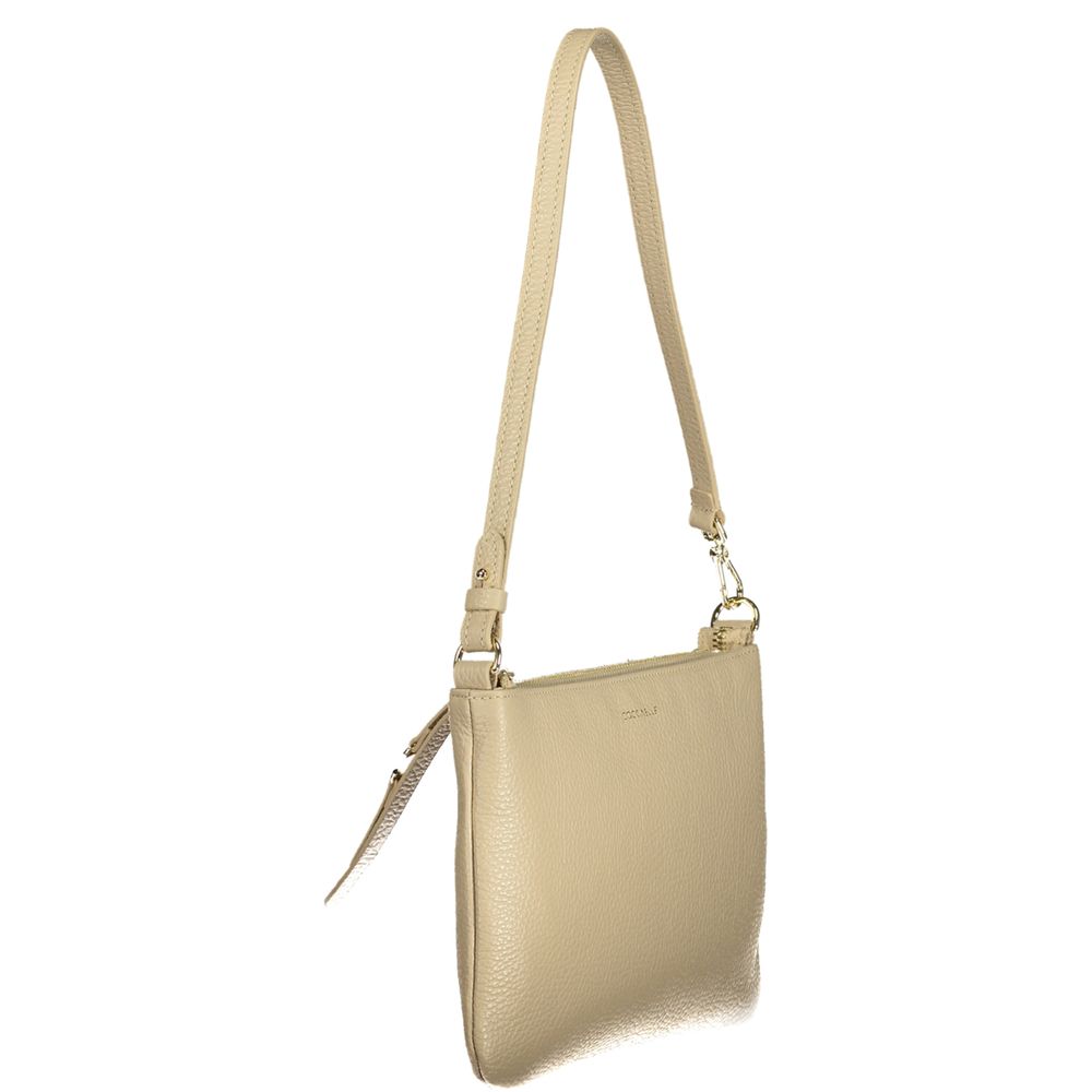 Coccinelle Beige Leather Women Women's Handbag