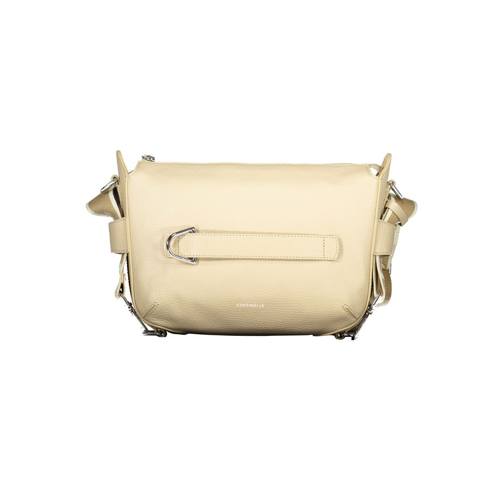 Coccinelle Beige Leather Women Women's Handbag