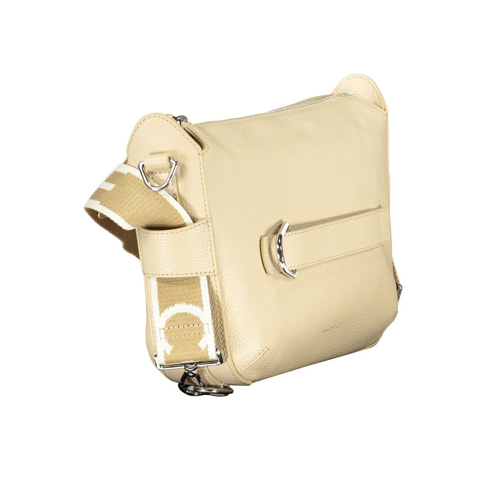 Coccinelle Beige Leather Women Women's Handbag