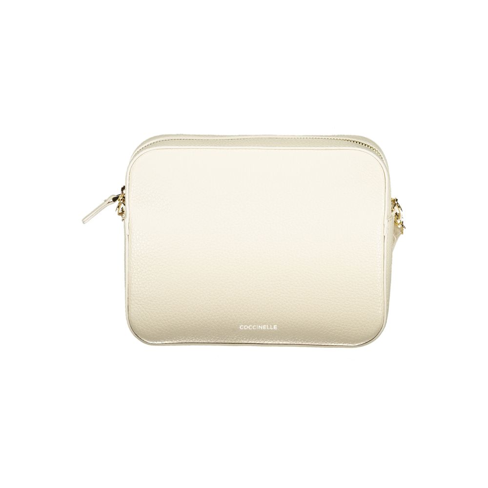 Coccinelle Bianco Leather Women Women's Handbag