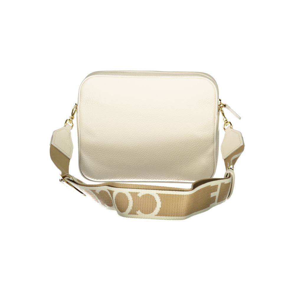 Coccinelle Bianco Leather Women Women's Handbag