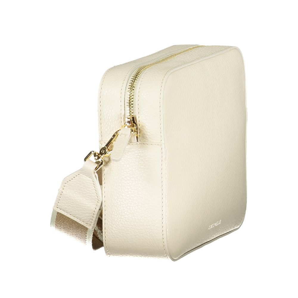 Coccinelle Bianco Leather Women Women's Handbag