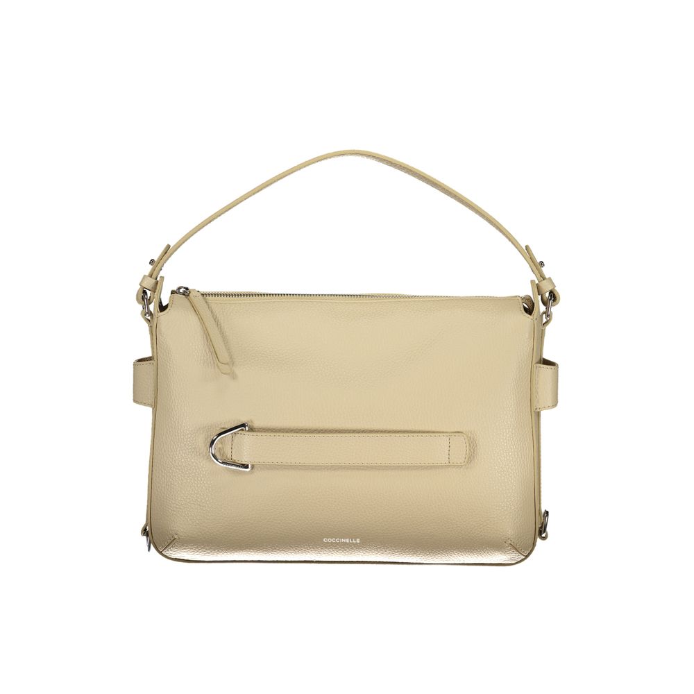 Coccinelle Beige Leather Women Women's Handbag