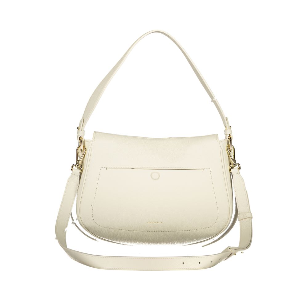 Coccinelle Bianco Leather Women Women's Handbag