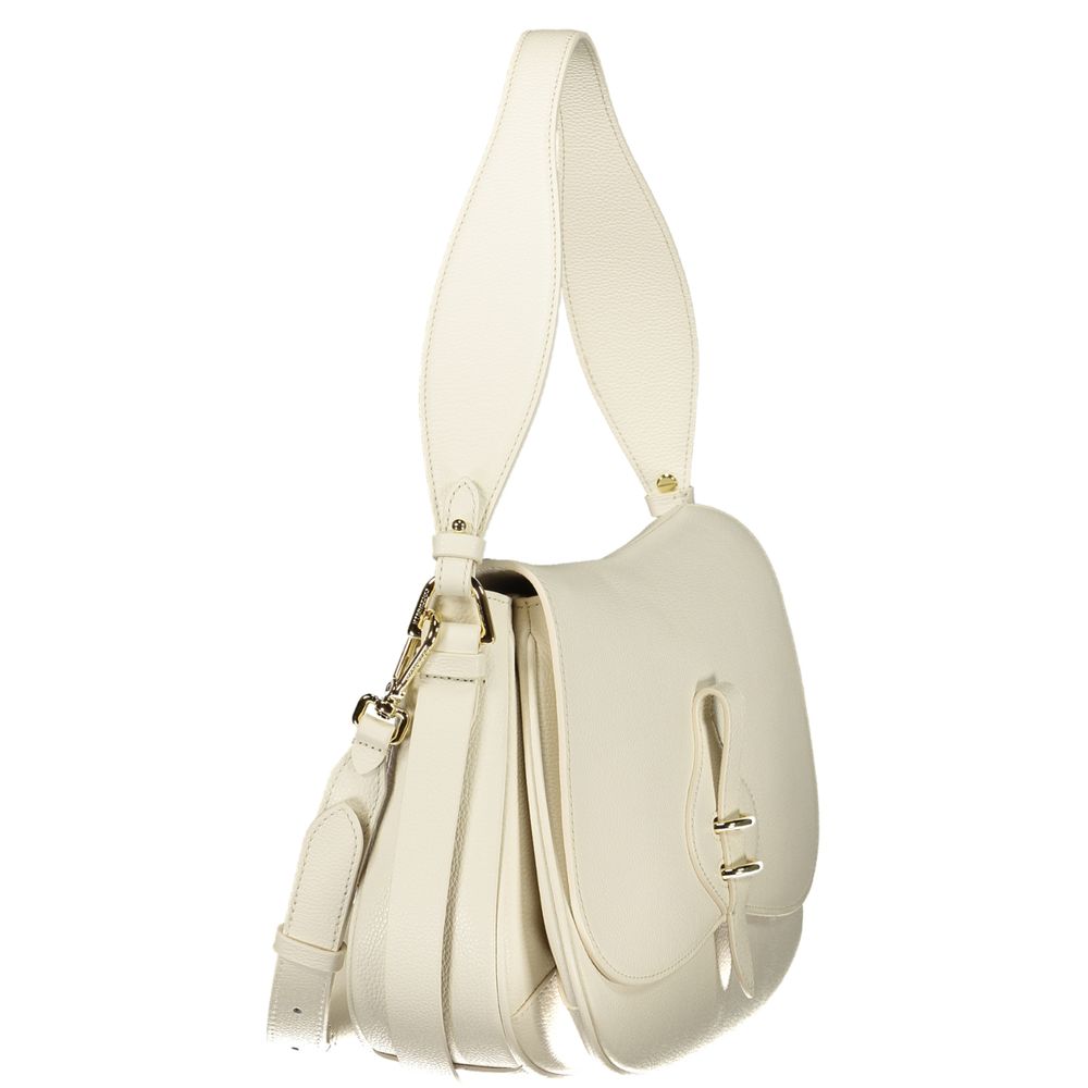 Coccinelle Bianco Leather Women Women's Handbag