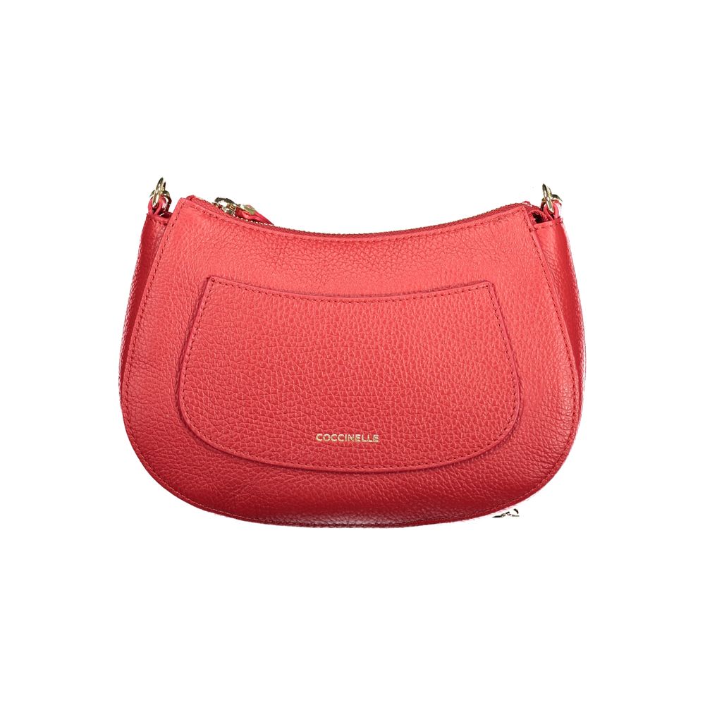 Coccinelle Red Leather Women Women's Handbag