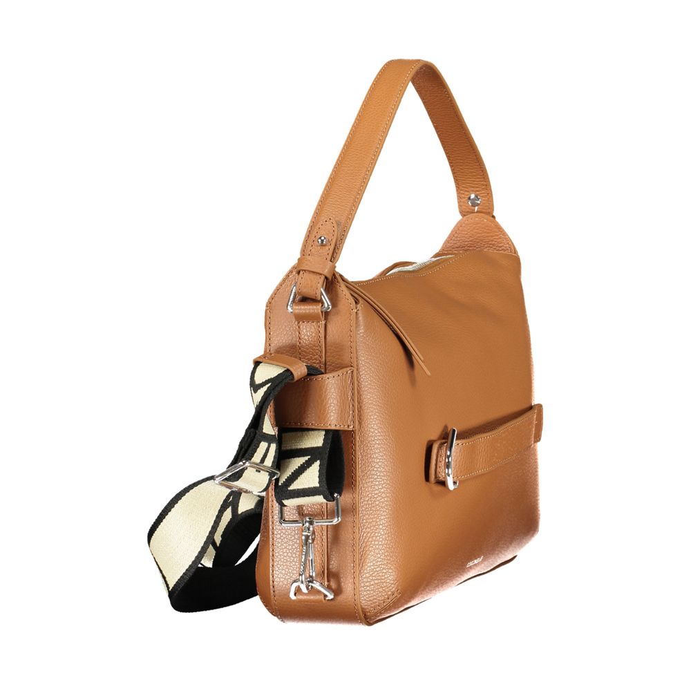 Coccinelle Marrone Leather Women Women's Handbag