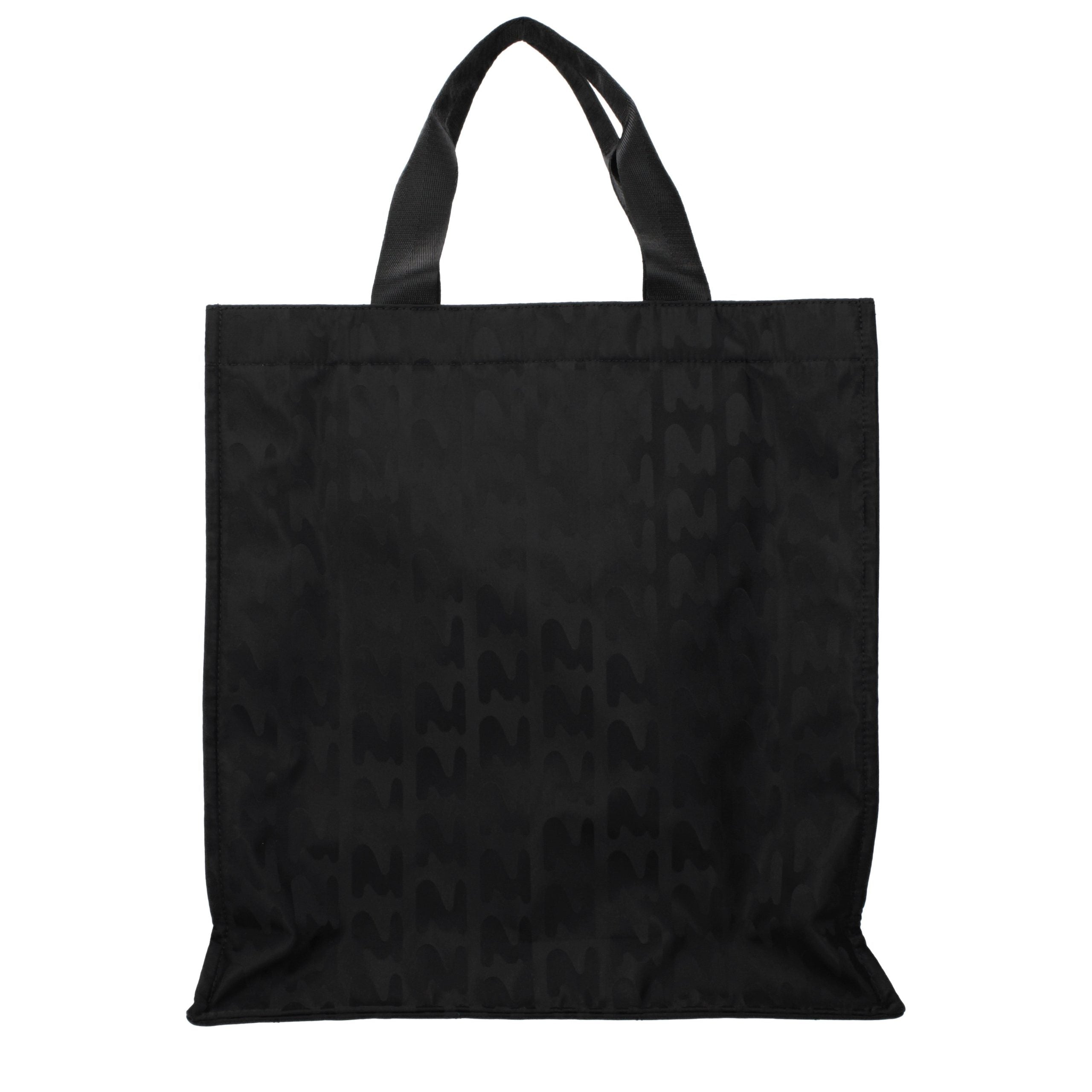 MSGM Black Fabric Men's Handbag