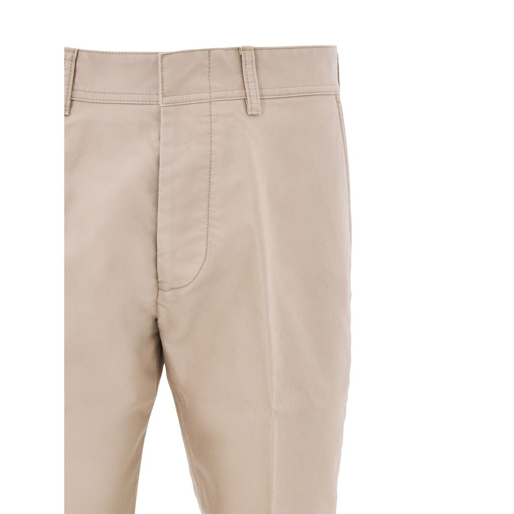 Tom Ford Beige Cotton Chino Men's Pants