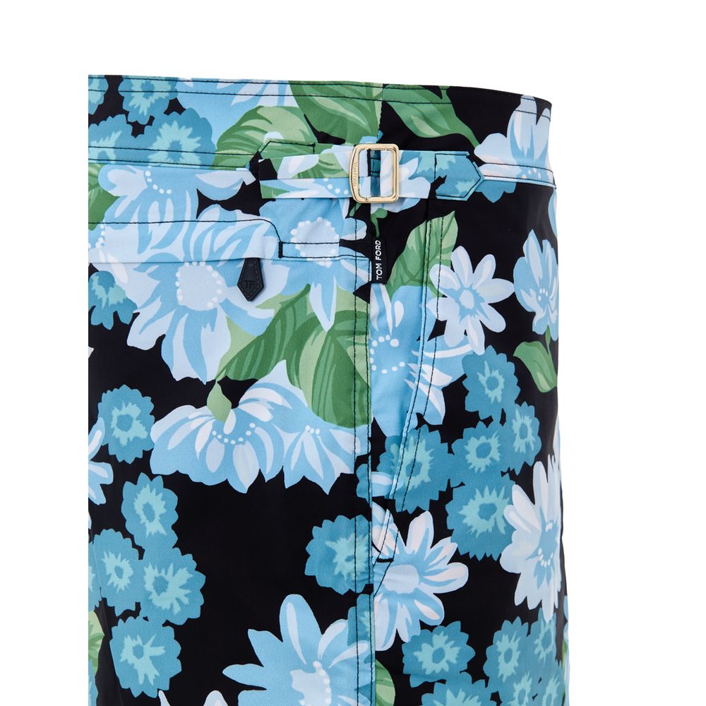 Tom Ford Blue Polyamide Swim Men's Shorts