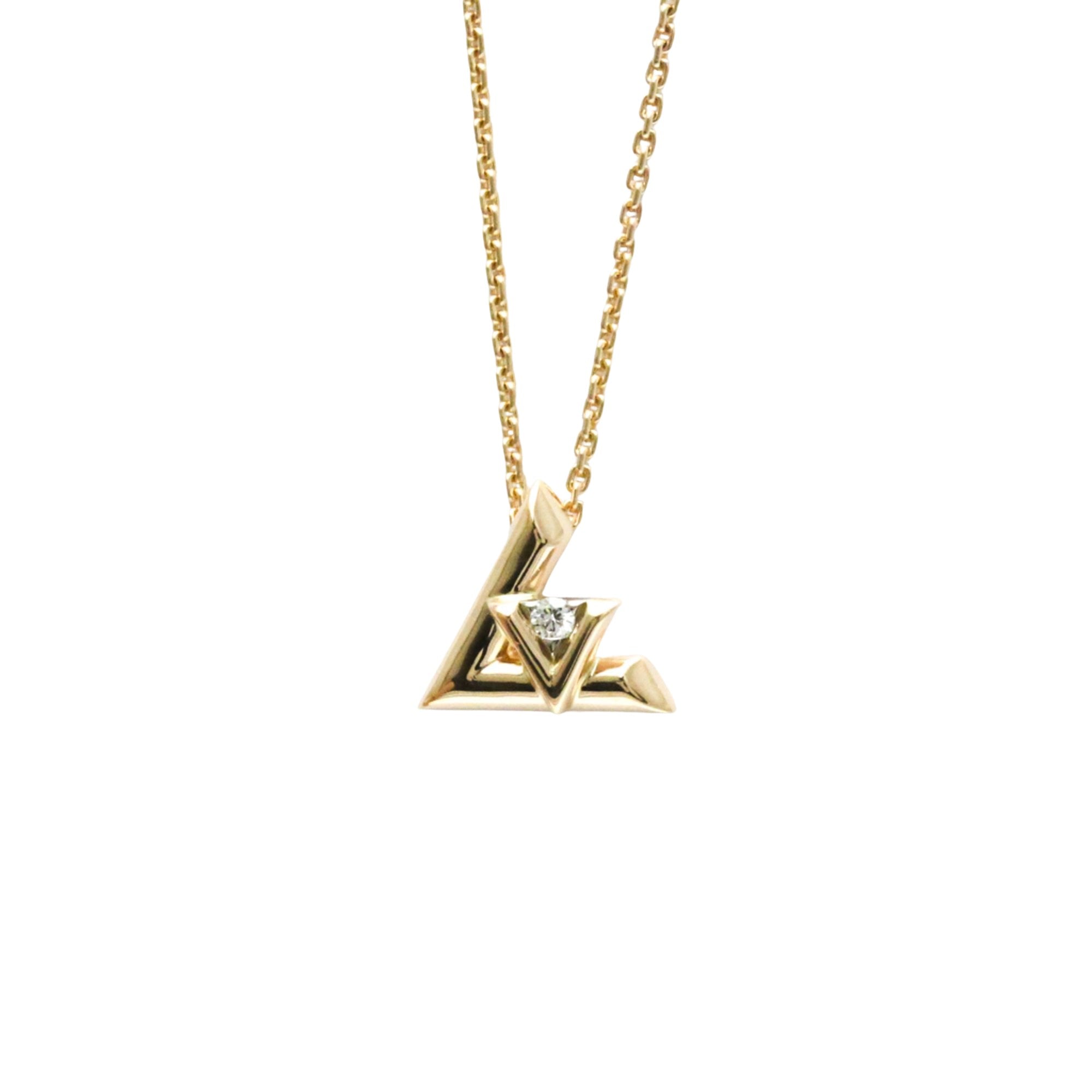 Louis Vuitton Lv Volt One Gold Rose Gold Necklace Jewelry (Pre-Owned)