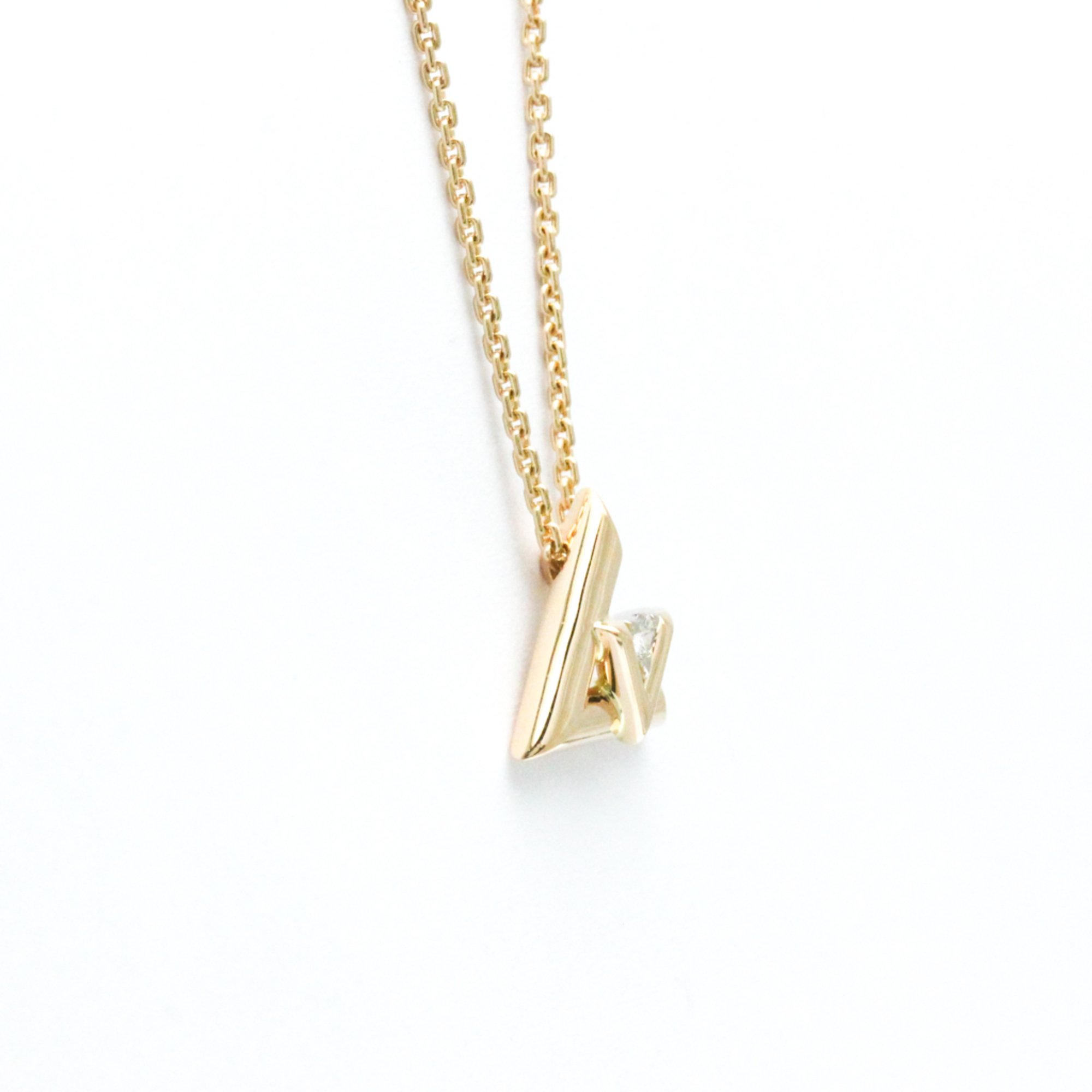 Louis Vuitton Lv Volt One Gold Rose Gold Necklace Jewelry (Pre-Owned)