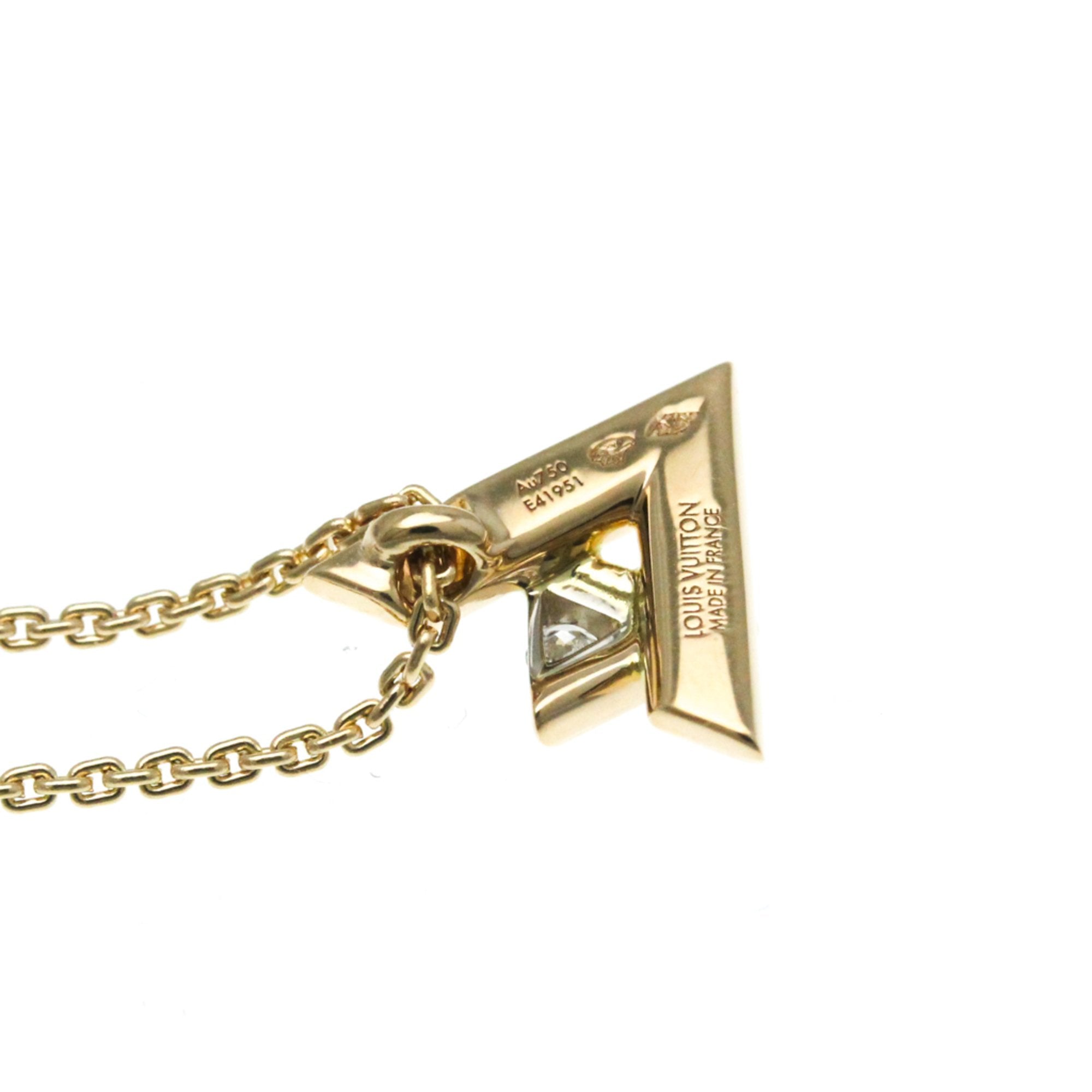 Louis Vuitton Lv Volt One Gold Rose Gold Necklace Jewelry (Pre-Owned)