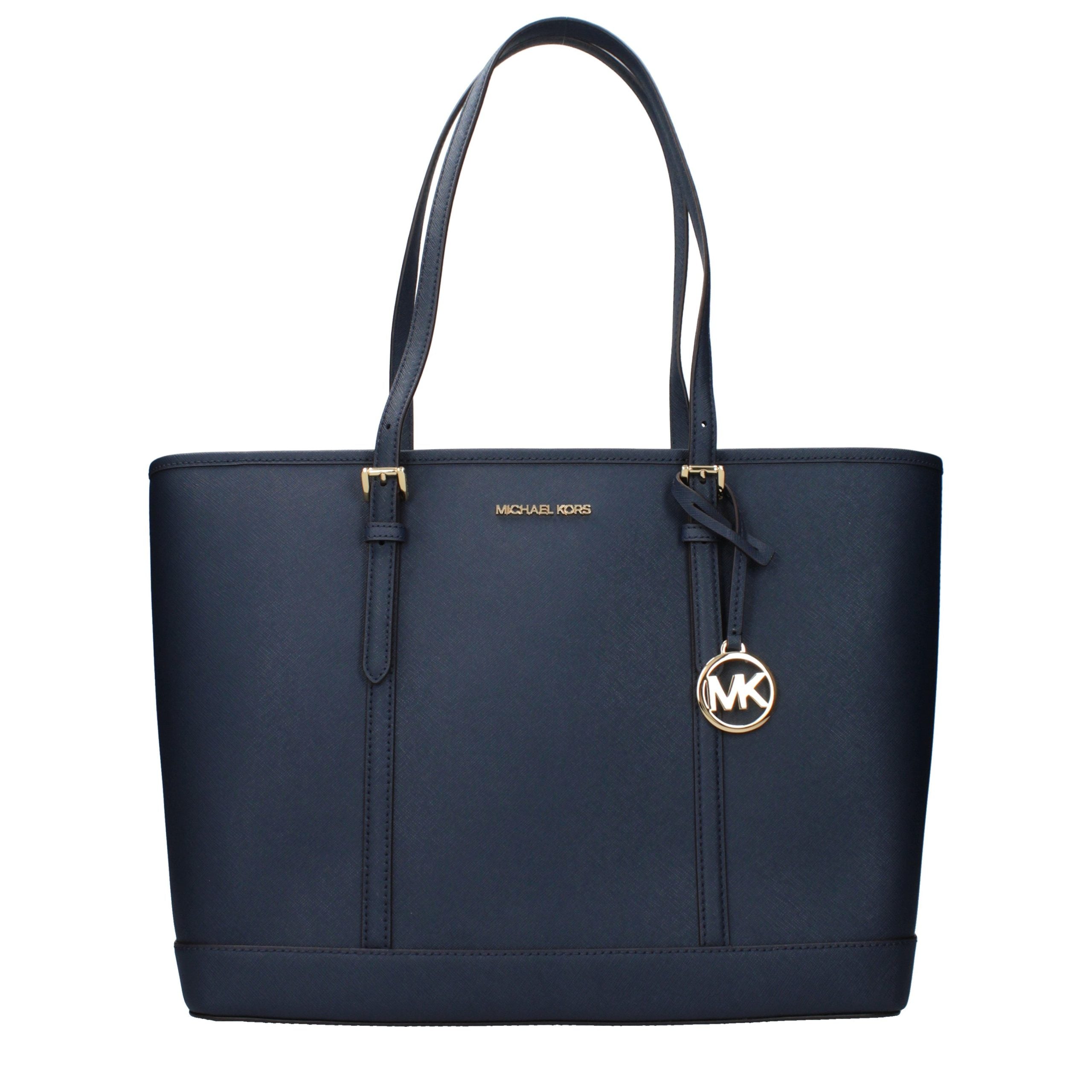 Michael Kors Blue Leather Shoulder Women's Bag