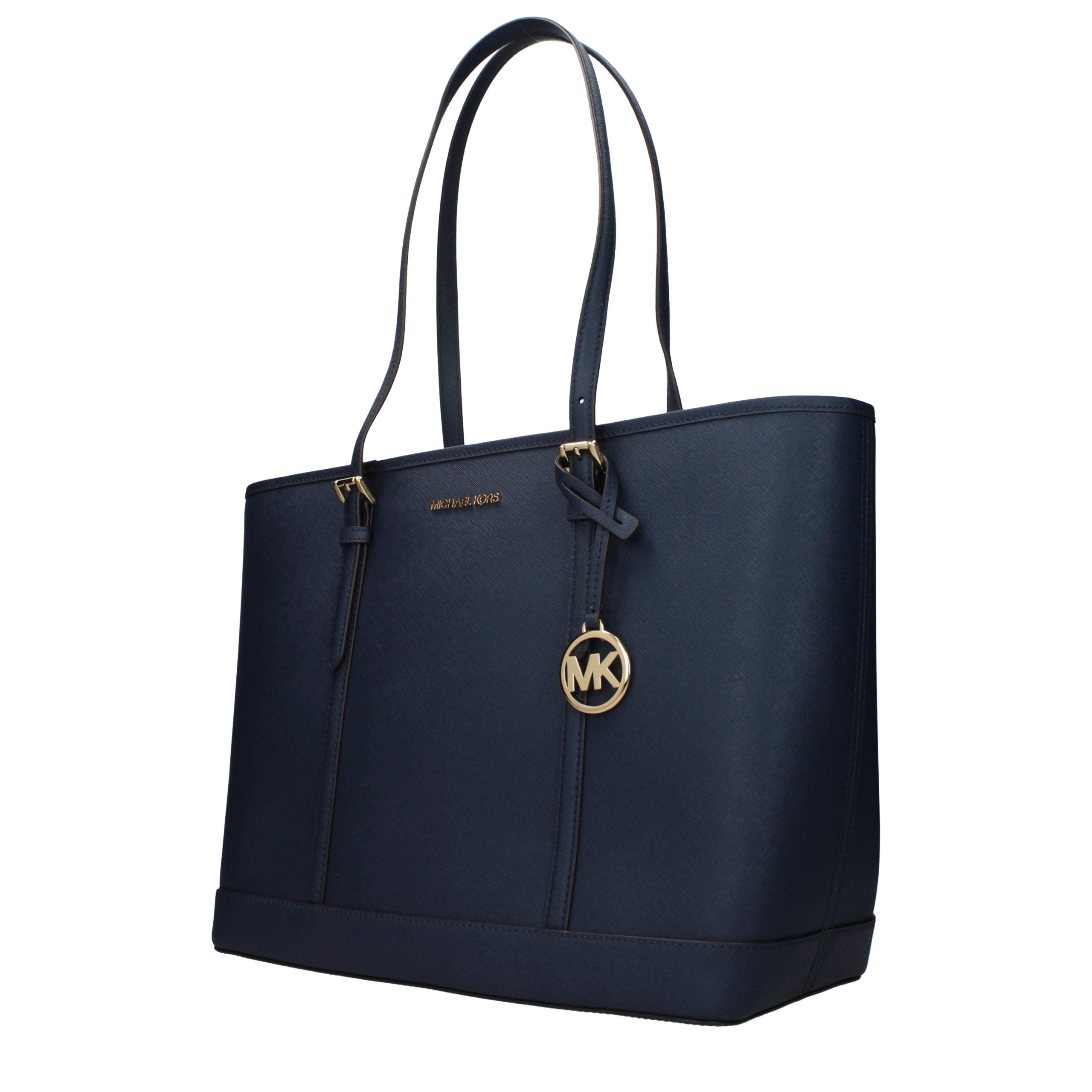 Michael Kors Blue Leather Shoulder Women's Bag