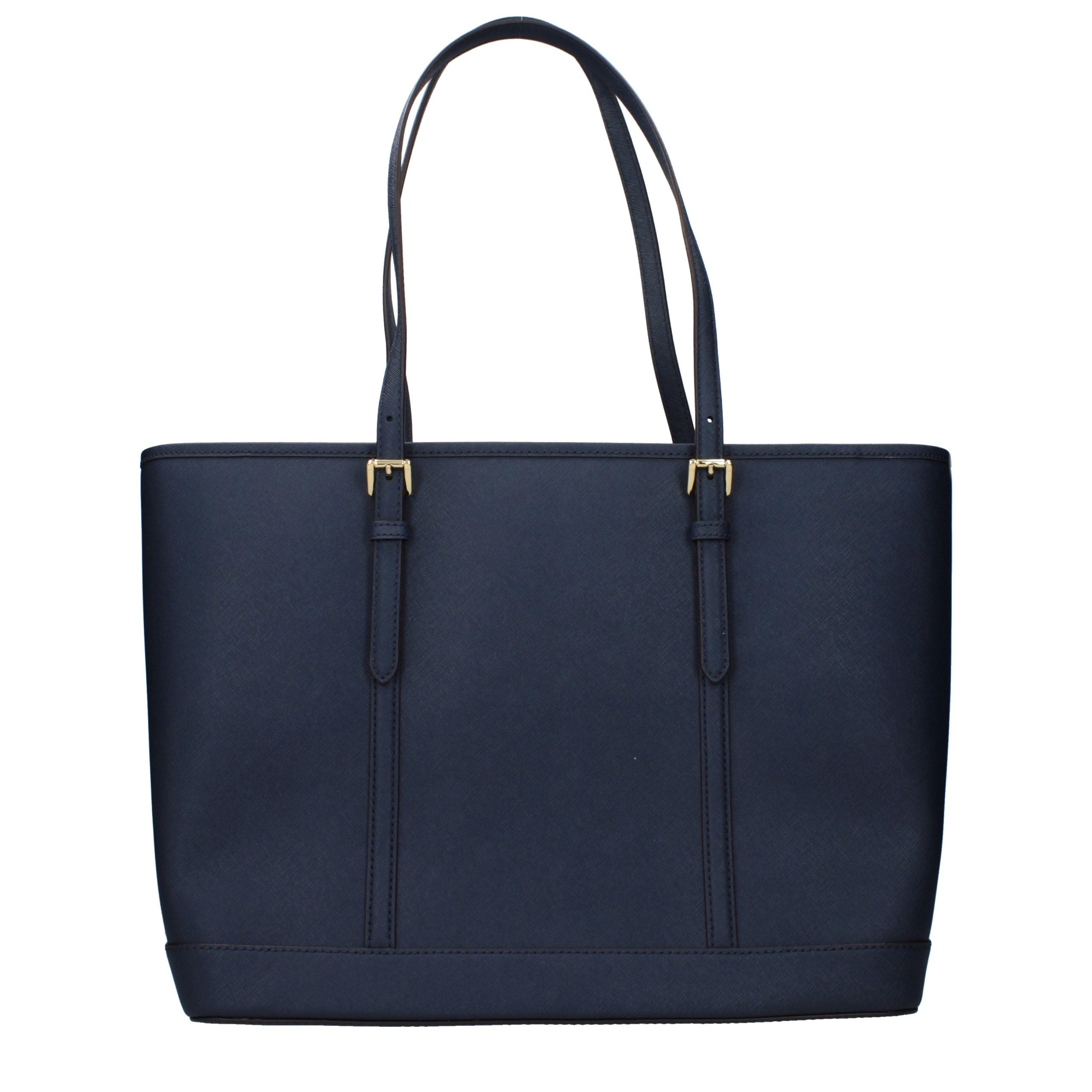 Michael Kors Blue Leather Shoulder Women's Bag