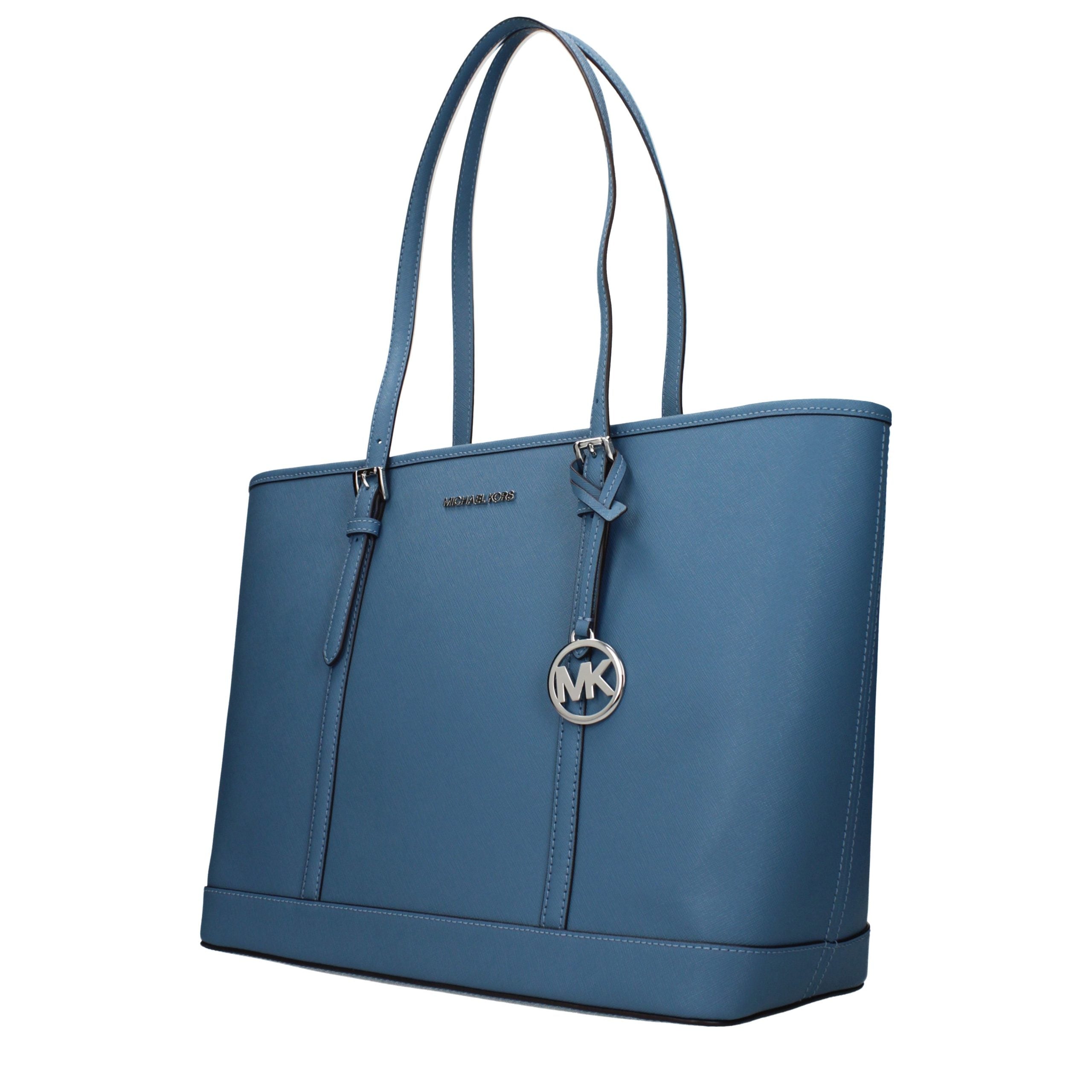 Michael Kors Blue Leather Shoulder Women's Bag