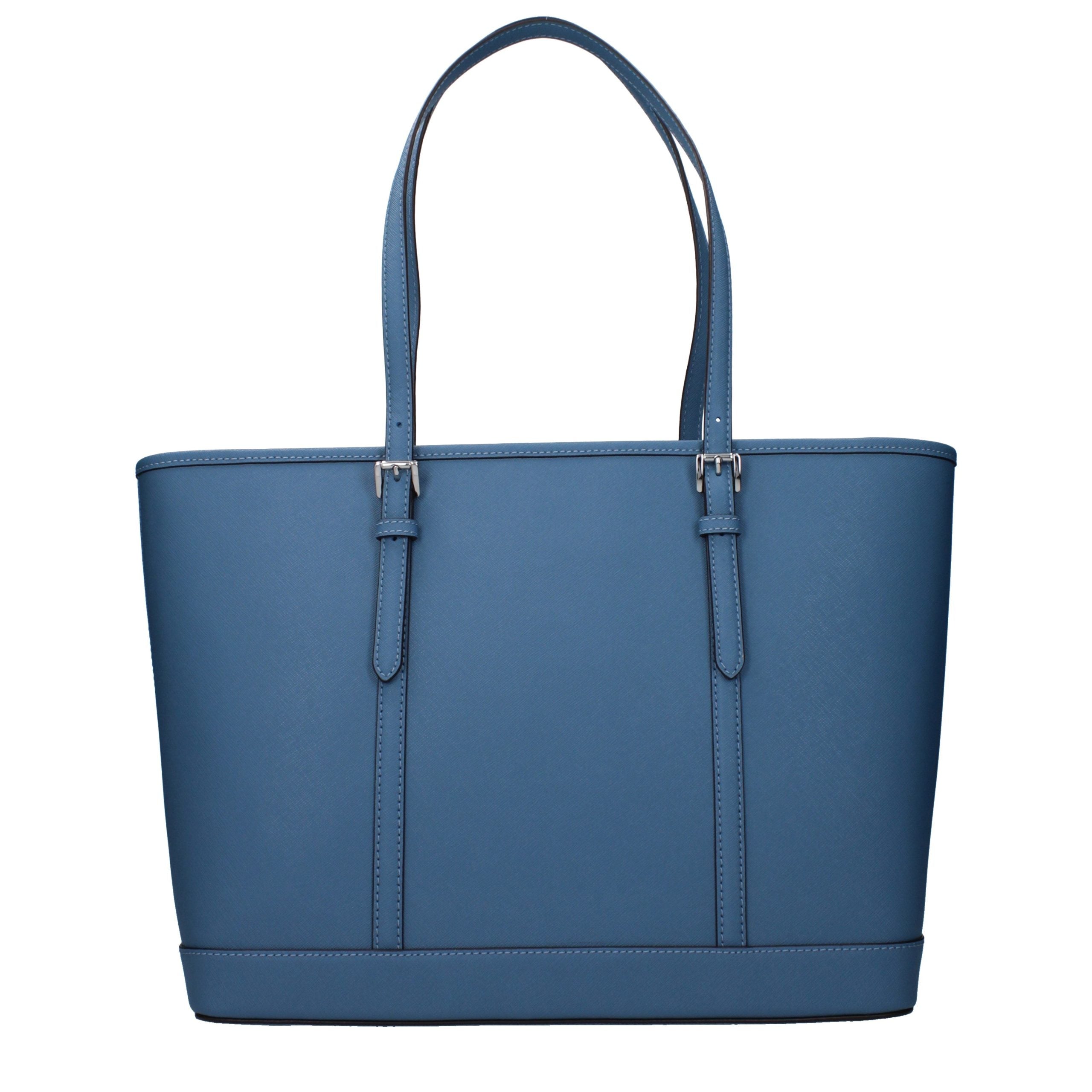 Michael Kors Blue Leather Shoulder Women's Bag