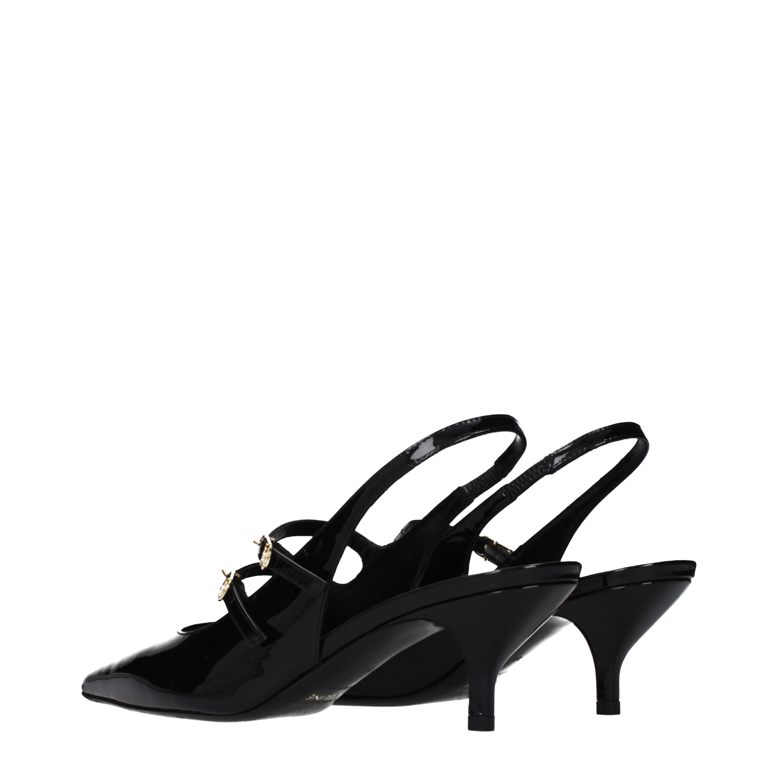 Celine Black Leather Women's Sandals