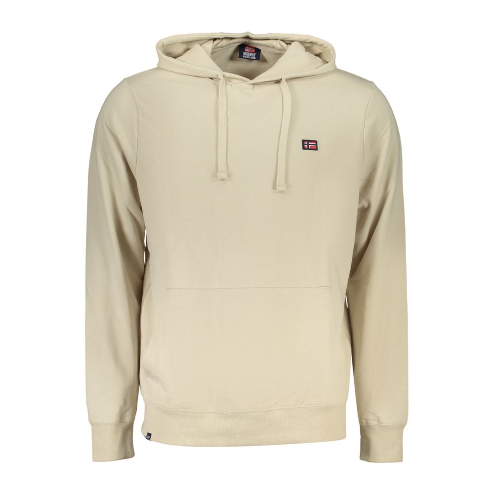 Norway 1963 Beige Cotton Men's Hooded Men's Sweatshirt