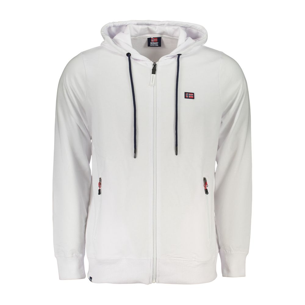 Norway 1963 White Cotton Men's Sweatshirt Men's Hoodie