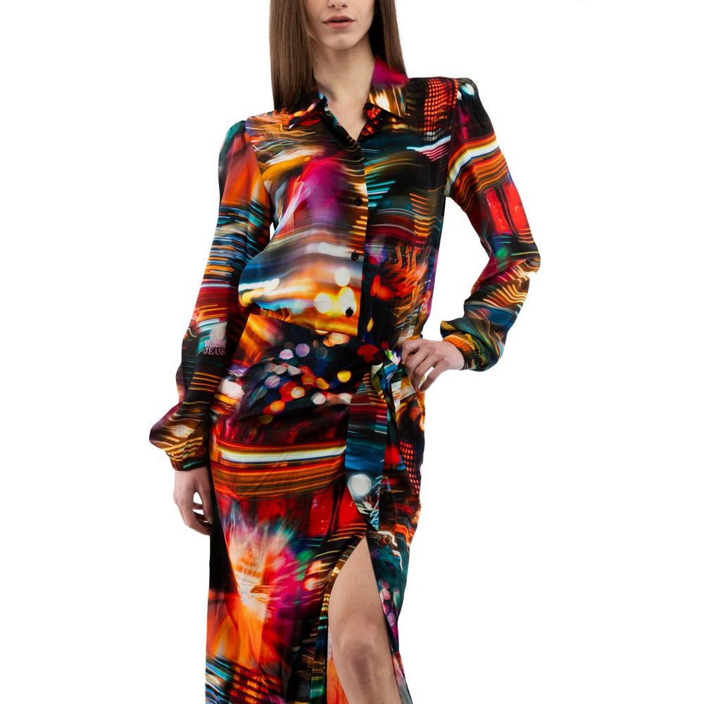 Moschino Multicolor Viscose Casual Women's Dress