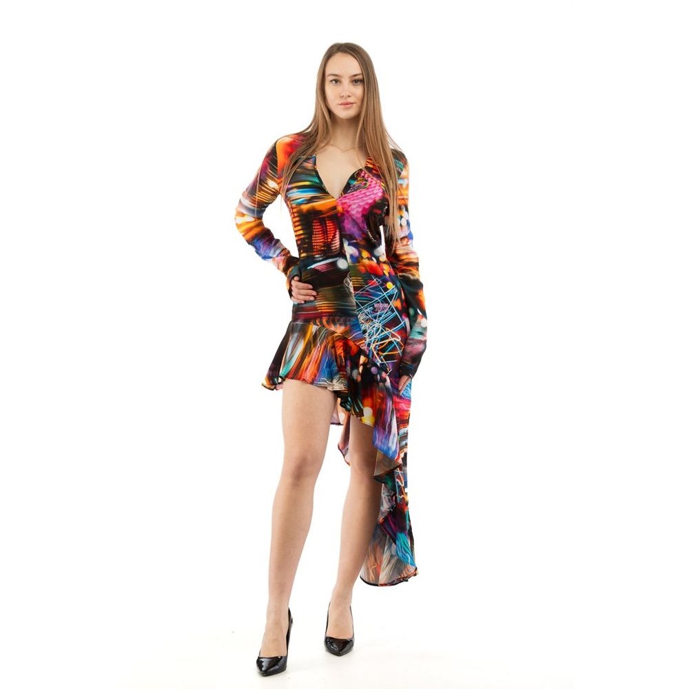 Moschino Multicolor Viscose Casual Women's Dress