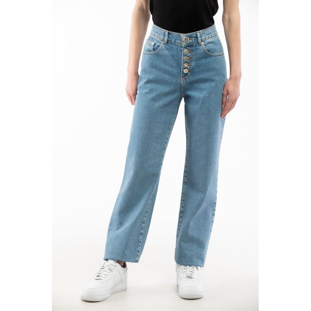 Moschino Multicolor Cotton Jeans Women's Denim