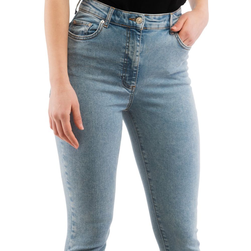 Moschino Multicolor Cotton Skinny Women's Jeans