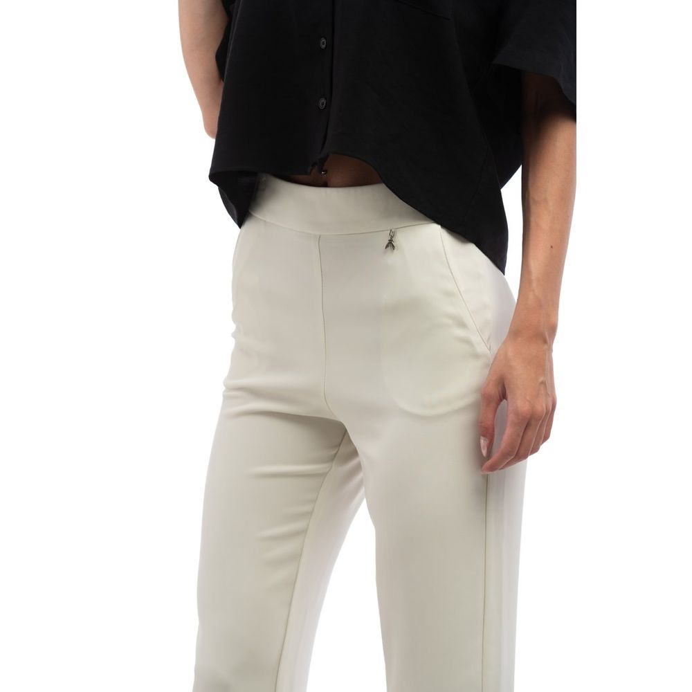 Patrizia Pepe Gray Polyester Casual Women's Pants