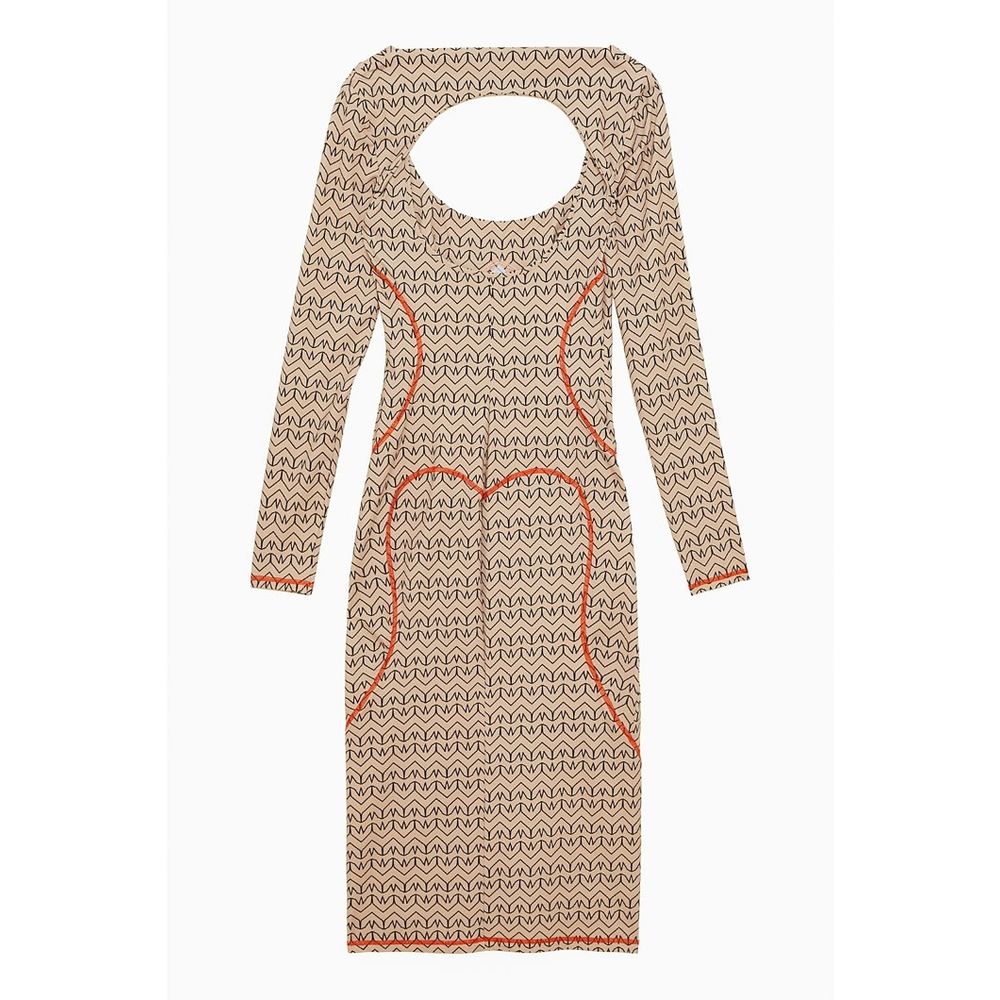 Patrizia Pepe Bicolor Nylon Casual Women's Dress