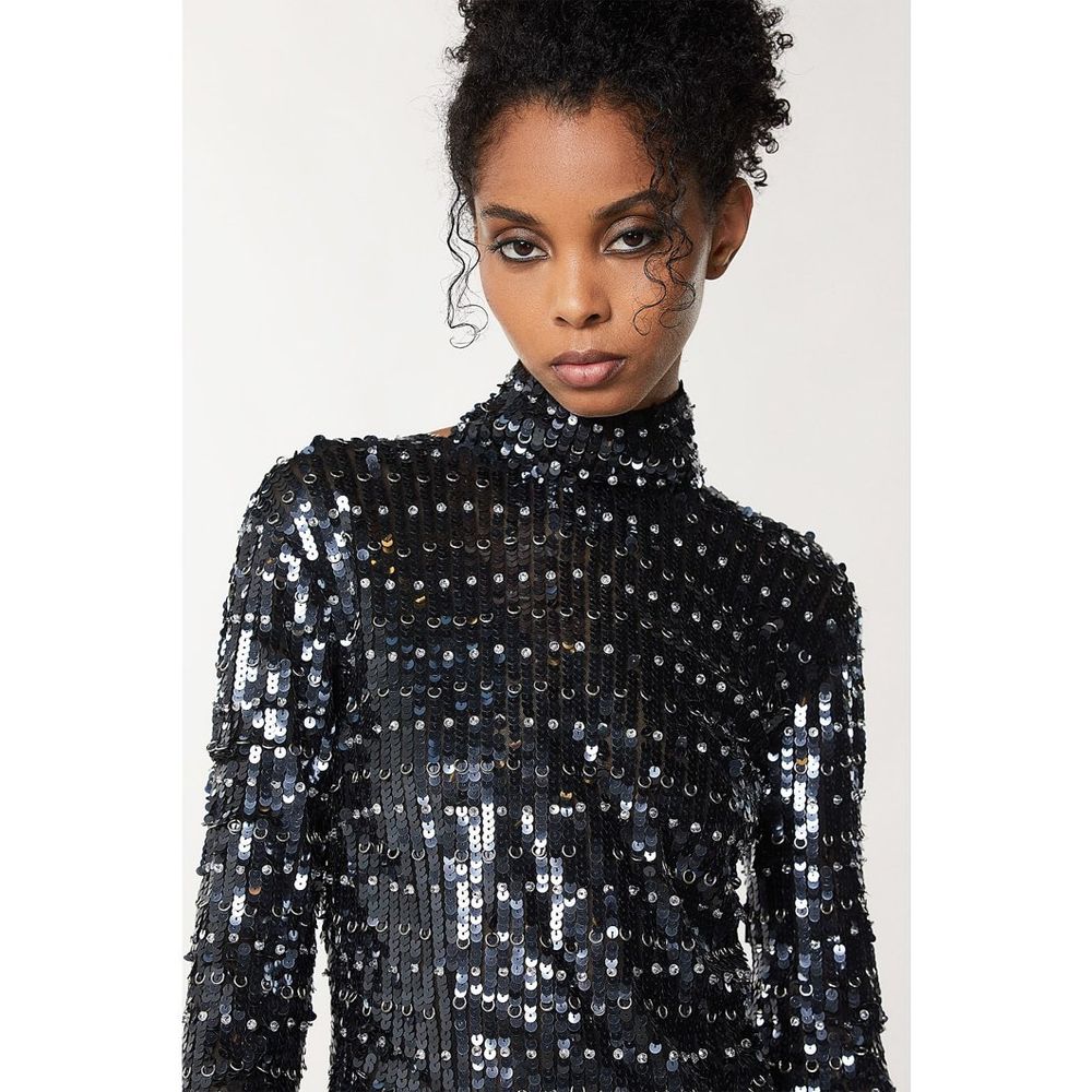 Patrizia Pepe Gold Polyamide Cocktail Women's Dress