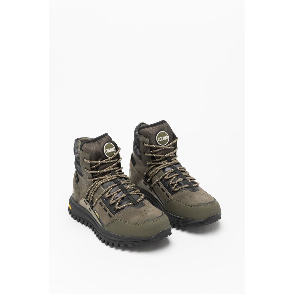 Colmar Green Leather Ankle Men's Boots