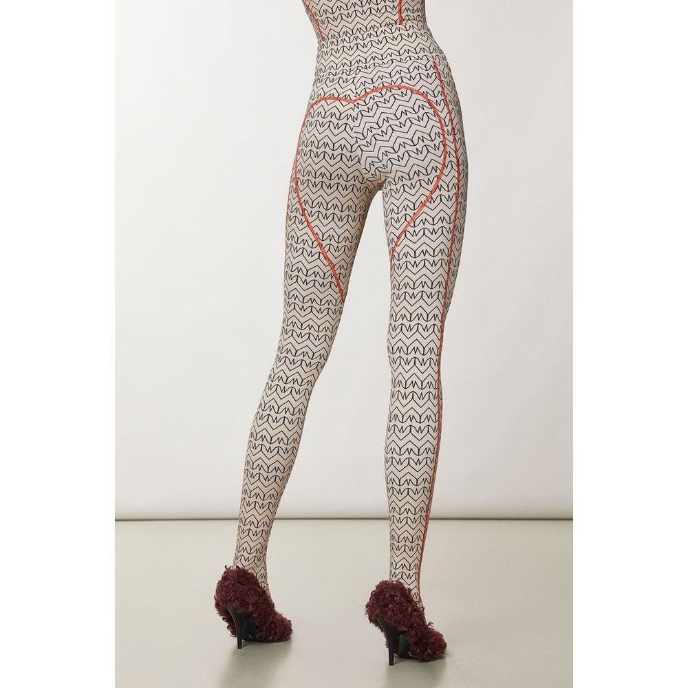 Patrizia Pepe Bicolor Polyamide Women's Leggings