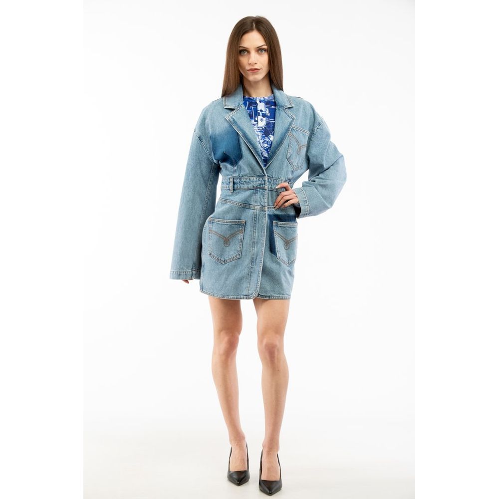 Moschino Multicolor Cotton Denim Women's Jacket