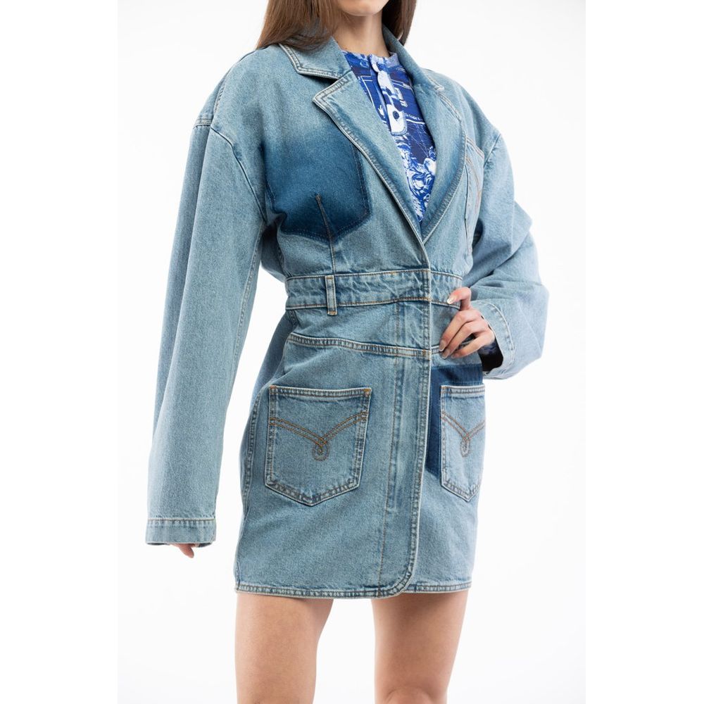 Moschino Multicolor Cotton Denim Women's Jacket