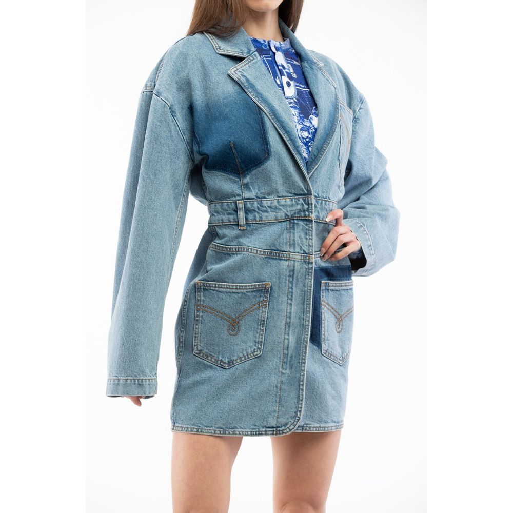 Moschino Multicolor Cotton Denim Women's Jacket