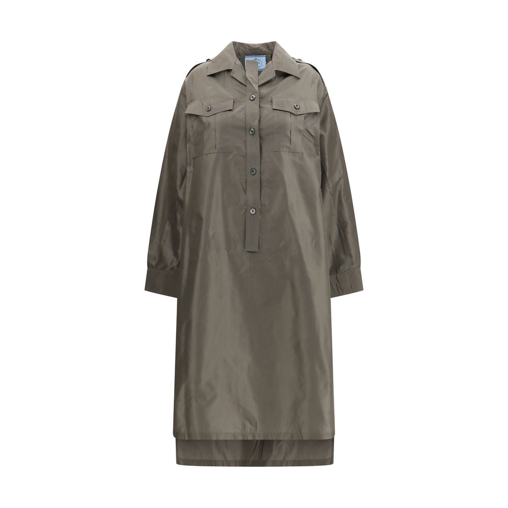 Prada Bicolor Silk Casual Women's Dress